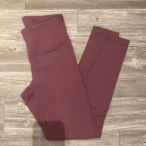 90 degree women’s leggings maroon size medium